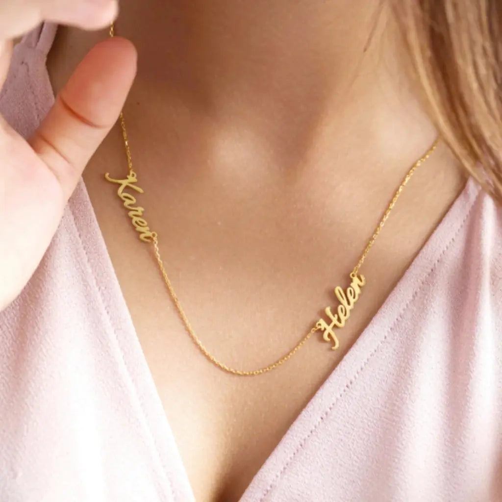 Customizable Name Necklace with Multiple Names