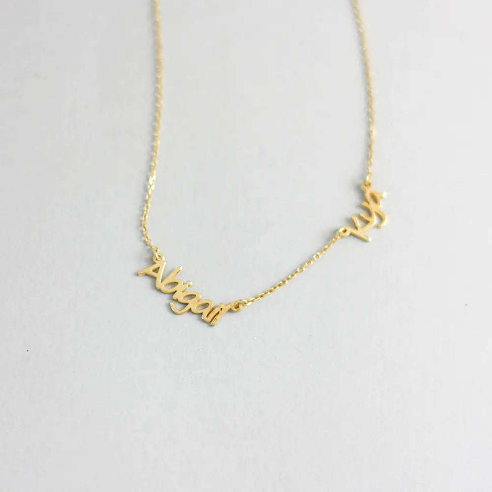 Customizable Name Necklace with Multiple Names